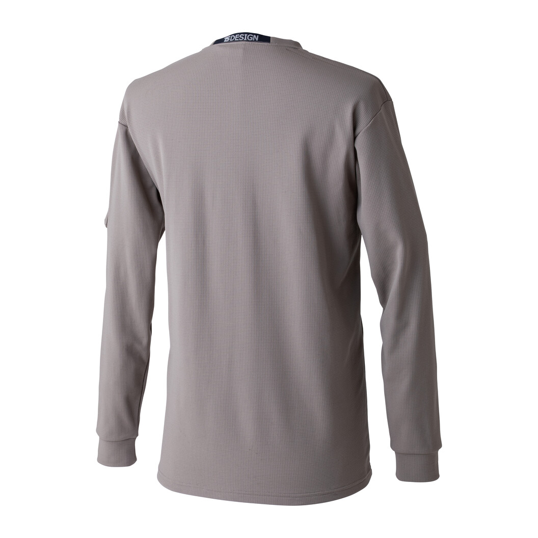 秋冬用 ニッカーズドライワッフルロングスリーブTシャツ 55353