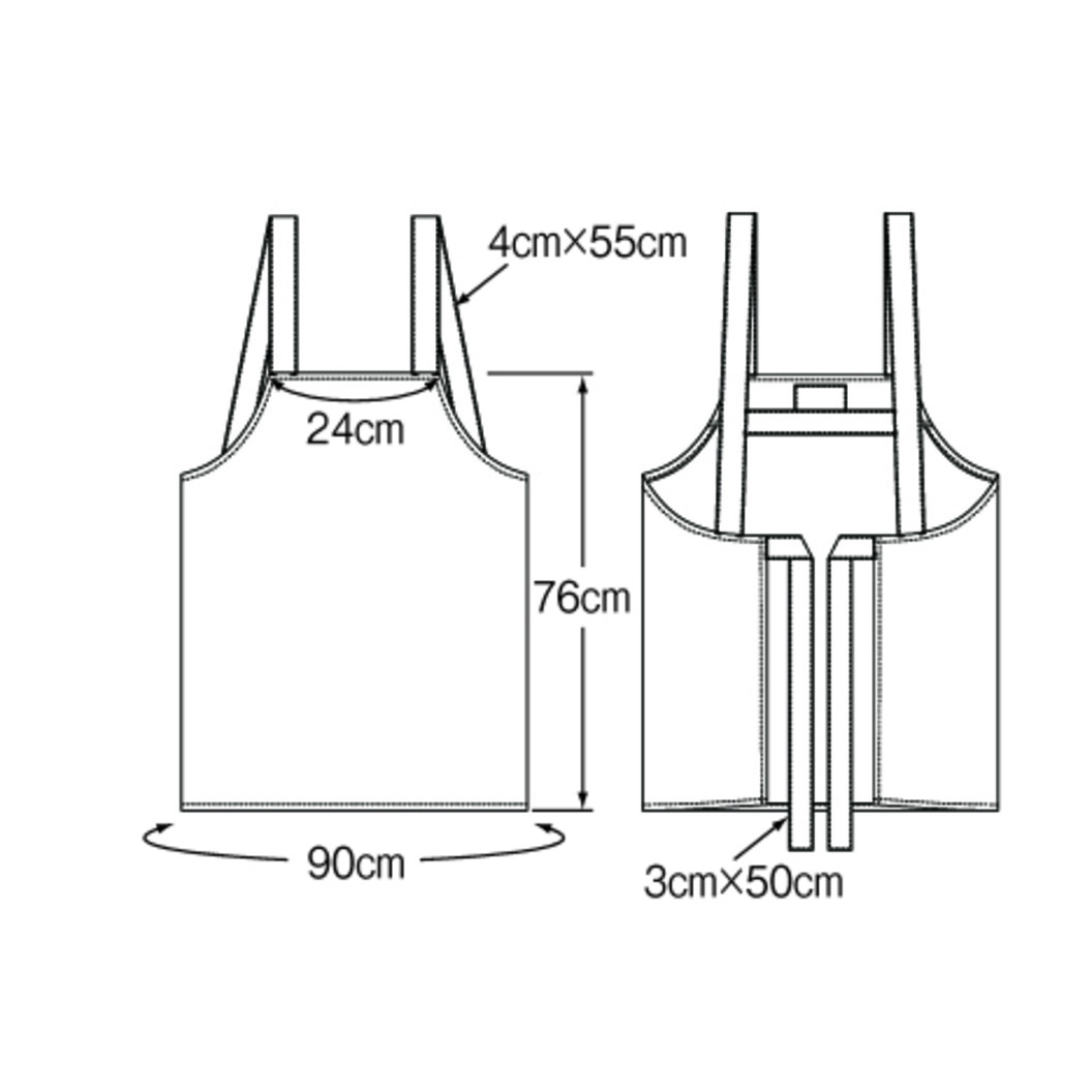 胸当てエプロン 594