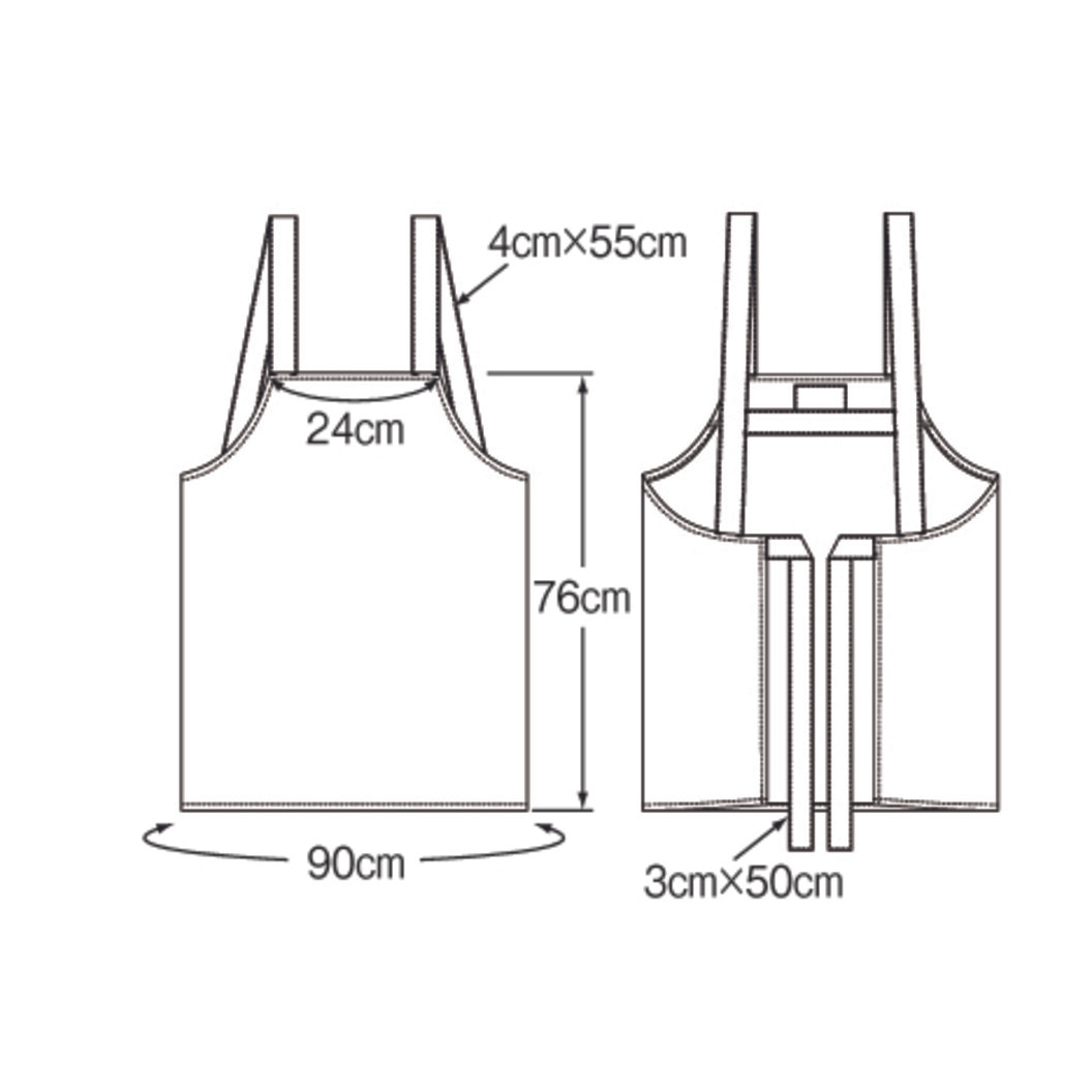 胸当てエプロン 594