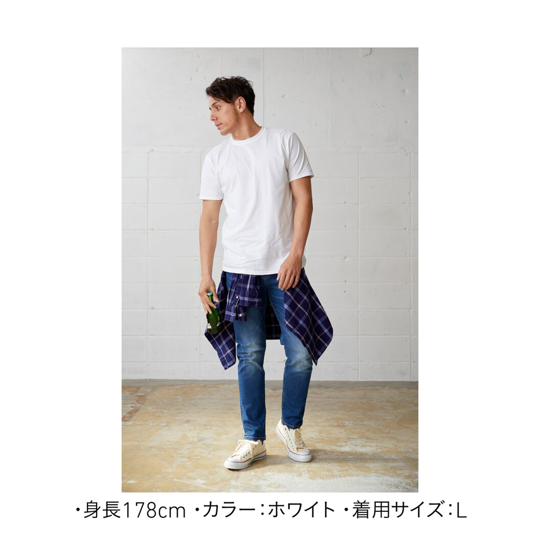 4.8オンス FRUIT OF THE LOOM ベーシックTシャツ J3930HD