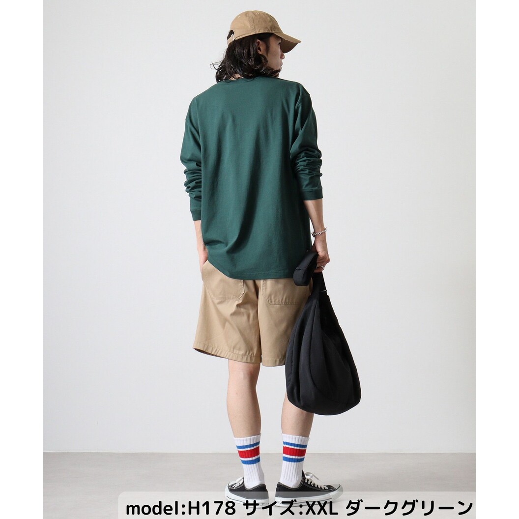 6.2オンス オープンエンド マックスウェイトロングスリーブTシャツ(リブ有り) RL1216