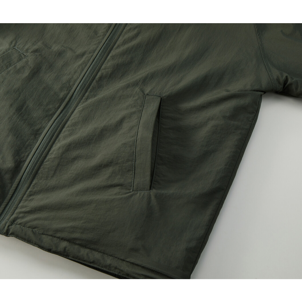 シェル フリース リバーシブル スタンド ジャケット 7493-01