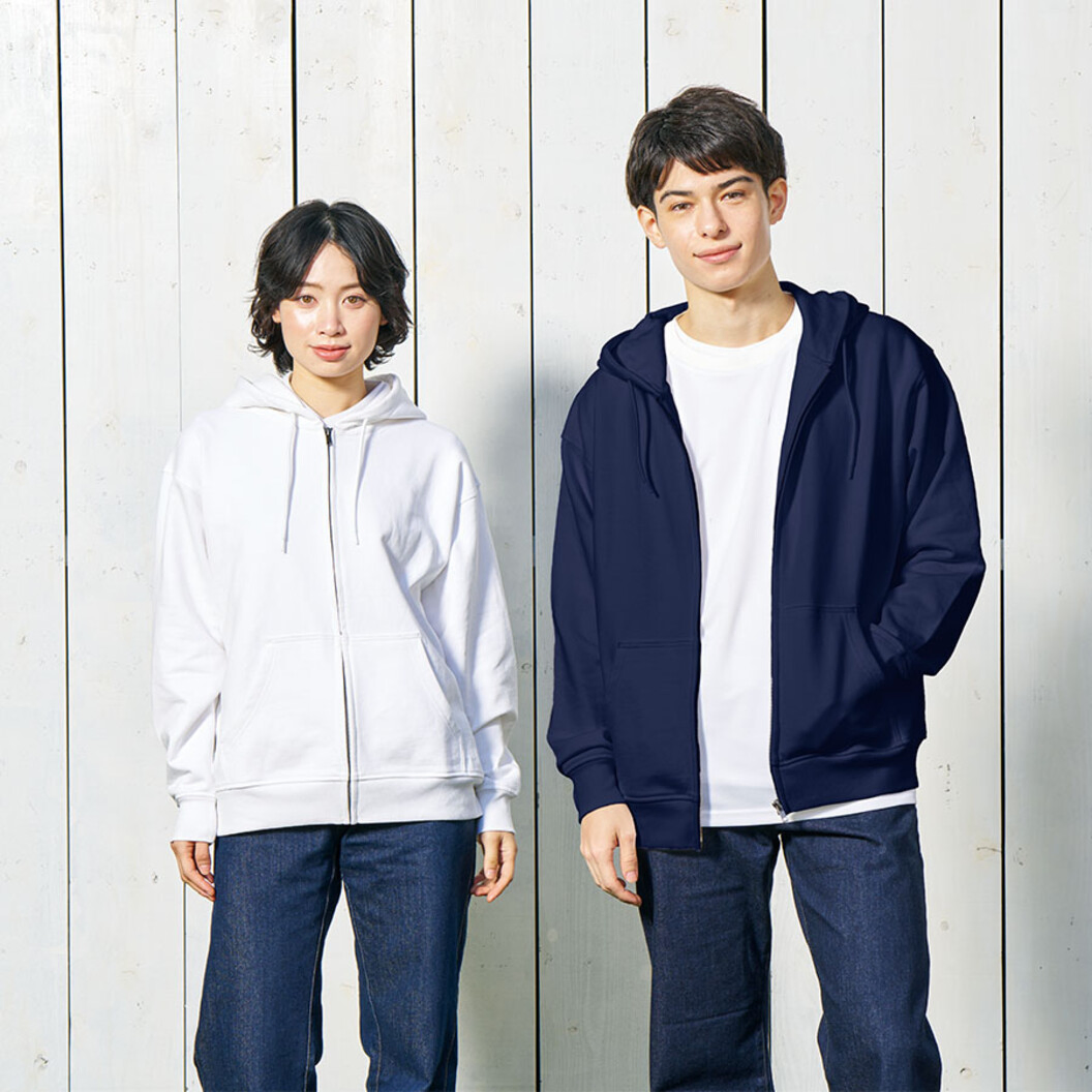 8.4オンス カスタムデザインフルジップパーカー TA1-0011