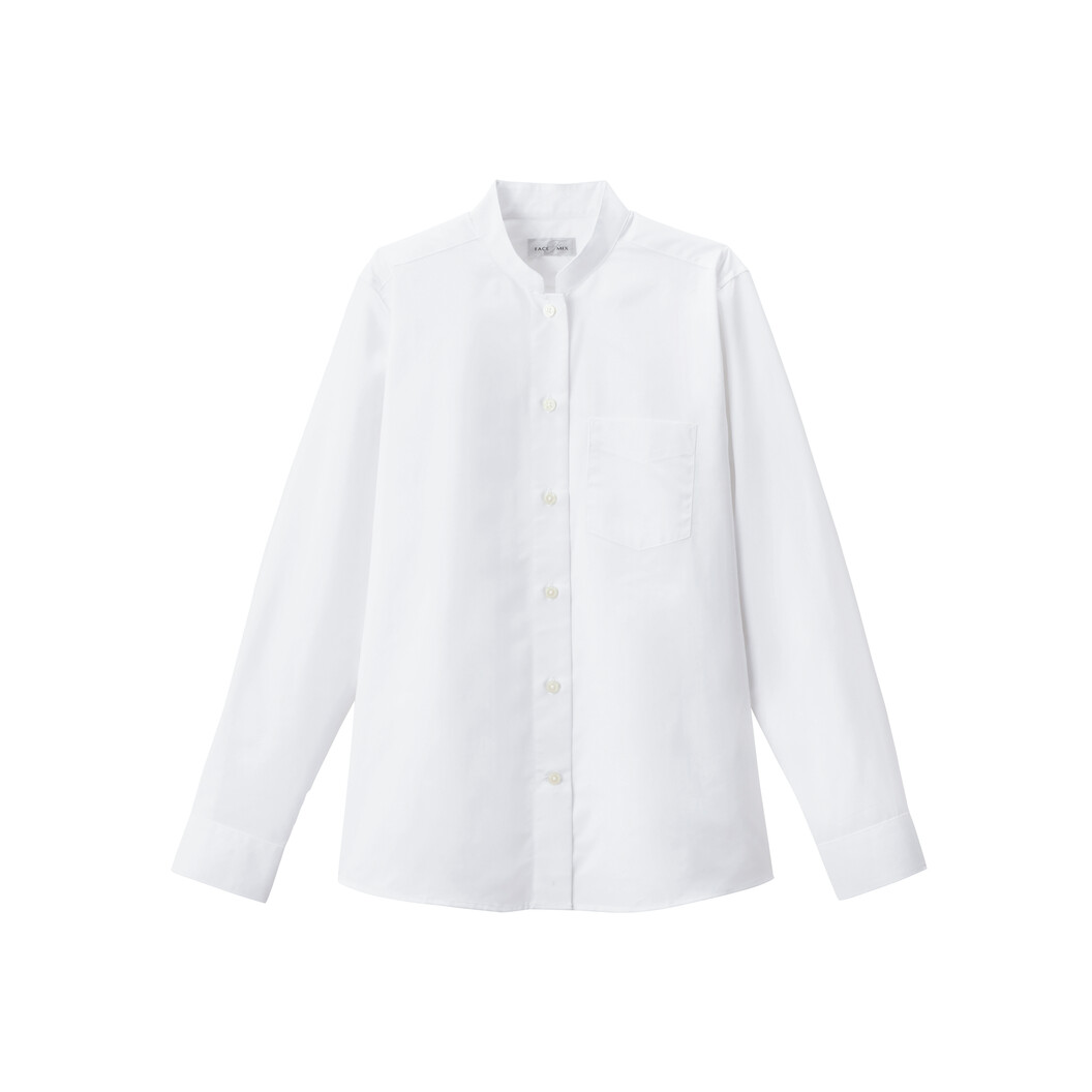 レディススタンドカラー長袖ブラウス FB4046L