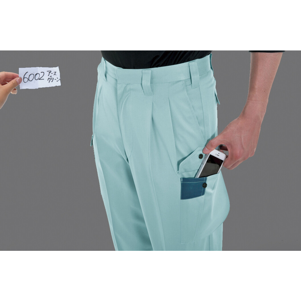 秋冬用 ツータックカーゴパンツ 6002