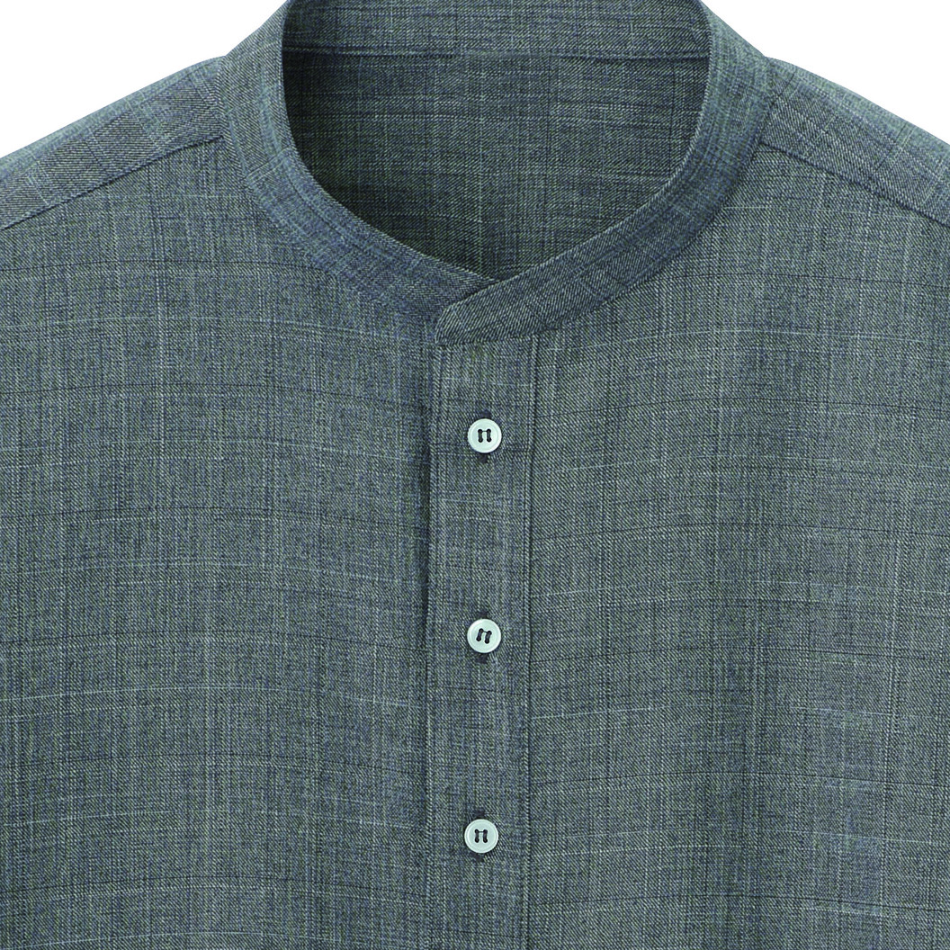 七分袖シャツ ScAndinAviAn PAttern Collection HSY010