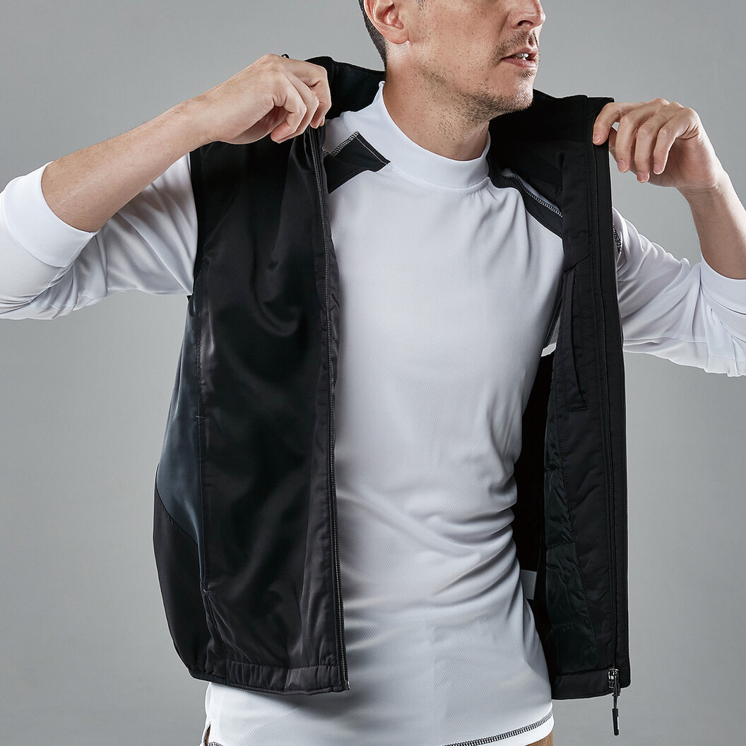 秋冬用 ES防風ストレッチライトウォームベスト 6638