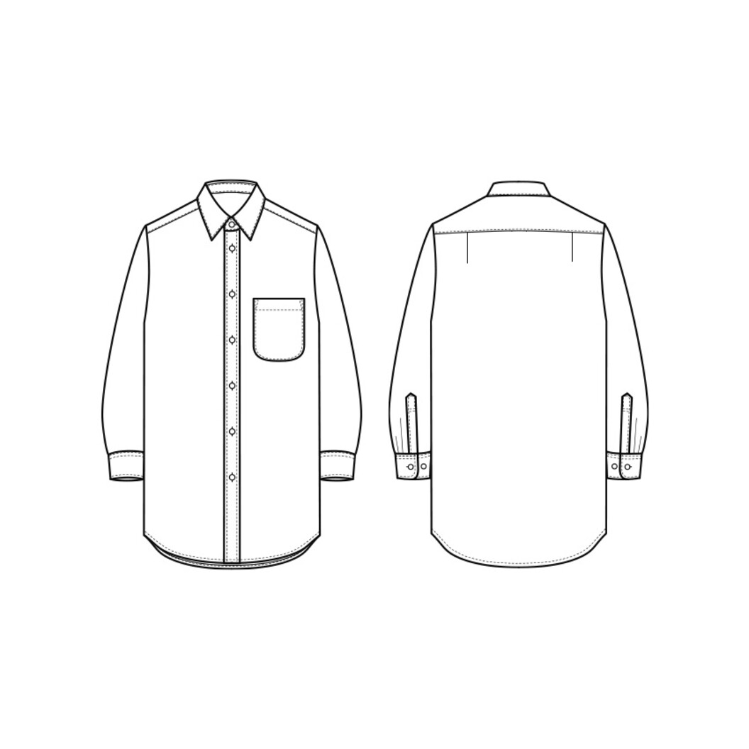 男女兼用七分袖シャツ b7(ビーラインセブン) GH7023