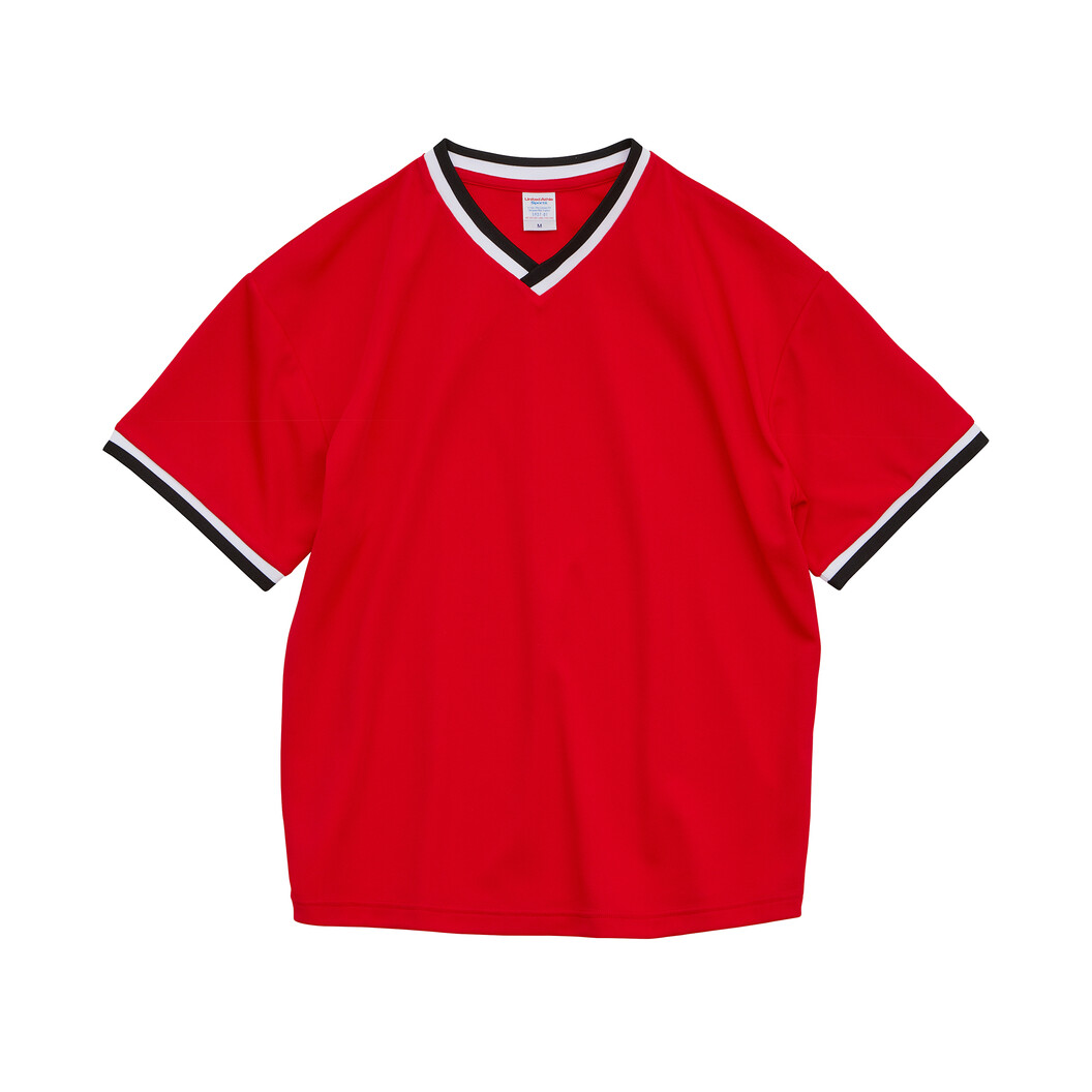 4.1オンス ドライアスレチック ルーズフィット ラインリブ Tシャツ 5927-01