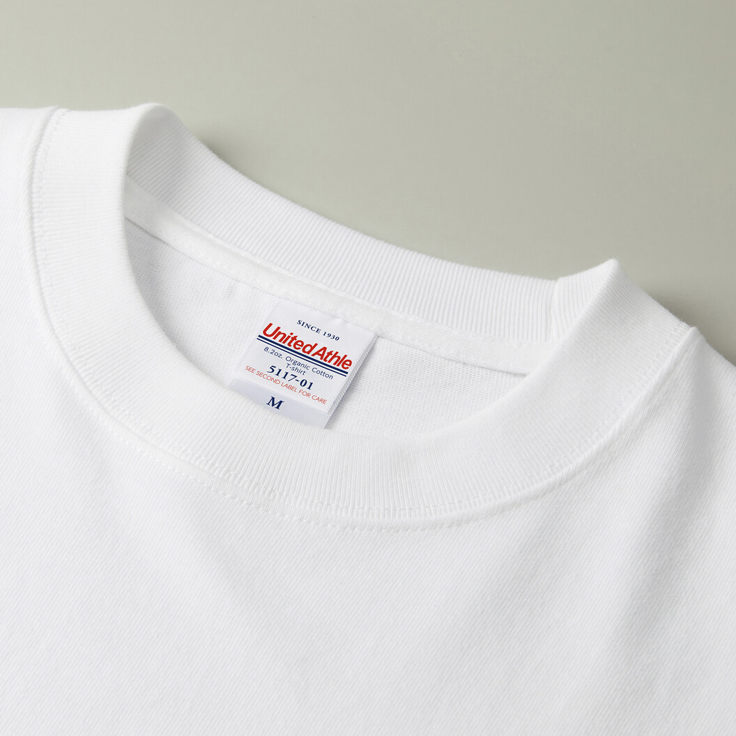 8.2オンス オーガニックコットン Tシャツ 5117-01