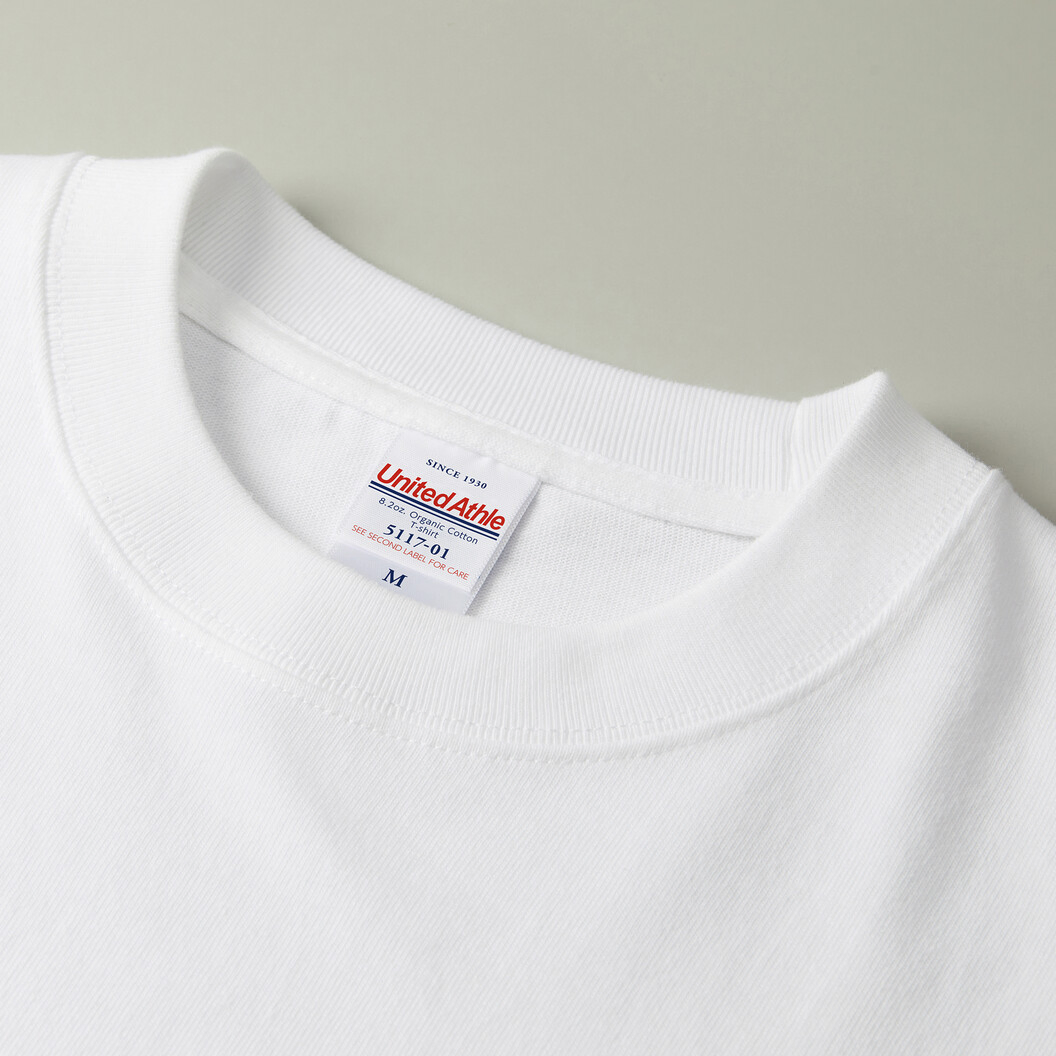 8.2オンス オーガニックコットン Tシャツ 5117-01