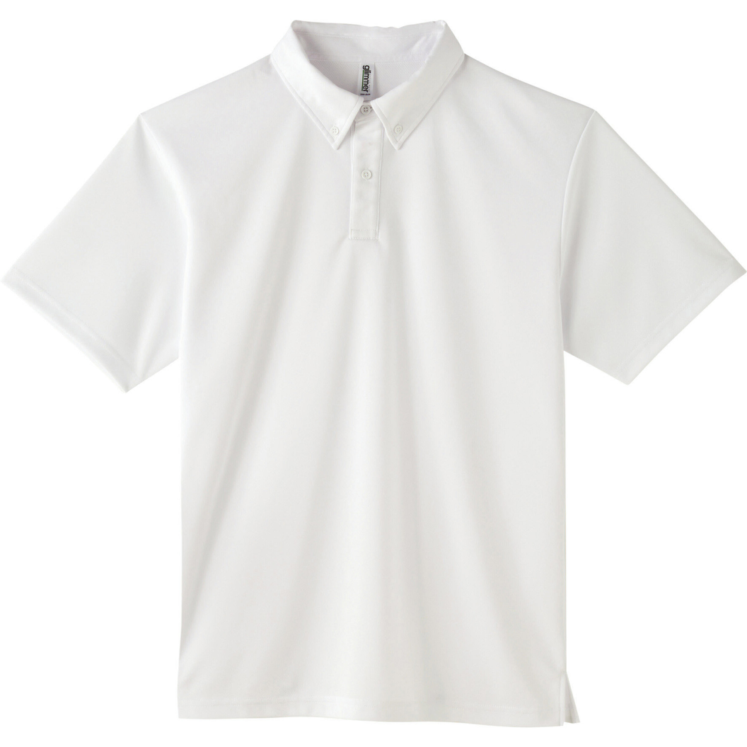 4.4オンス ABN ドライボタンダウンポロシャツ(ポケット無) ｜ ポロシャツ（半袖・七分袖）