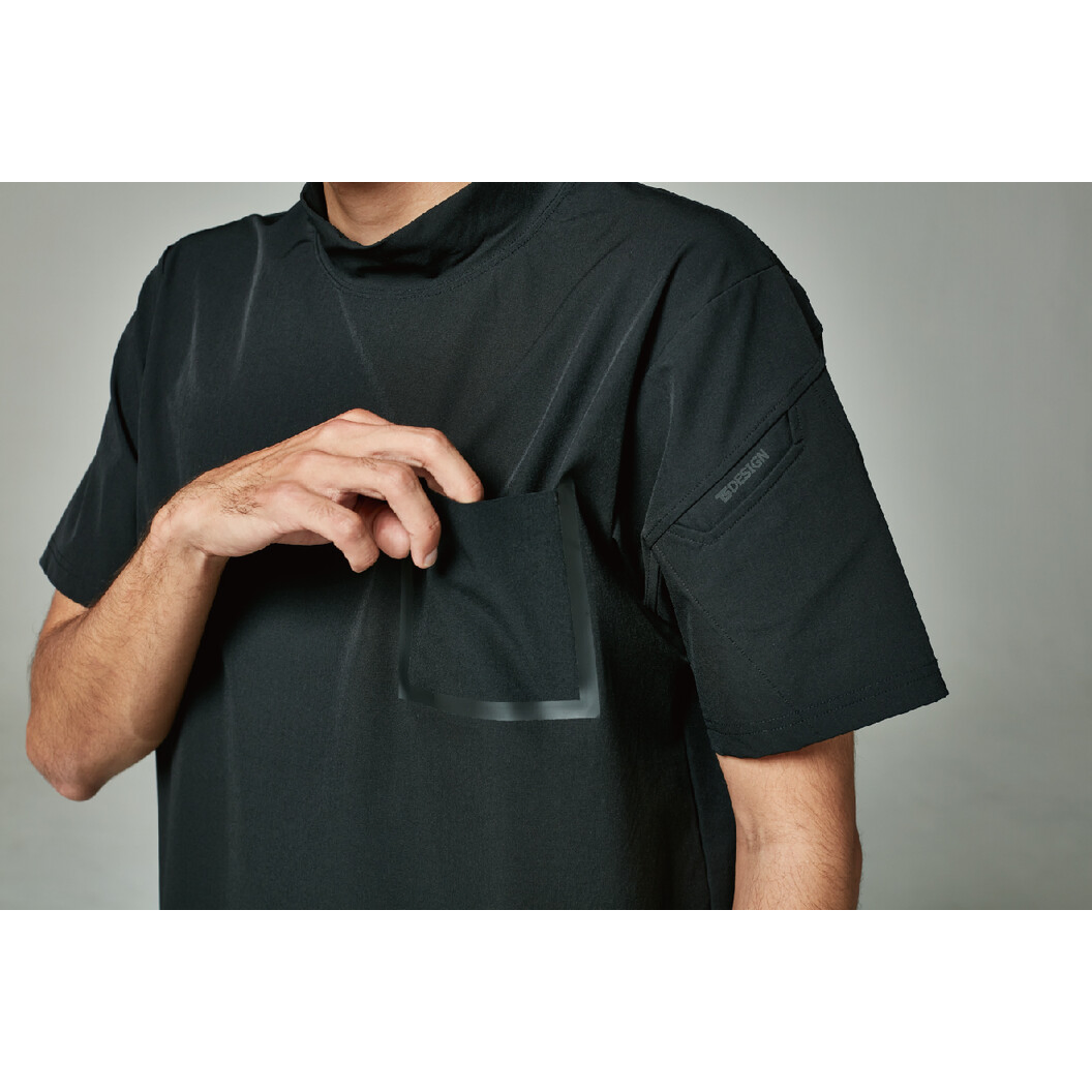 春夏用 TS DELTA スウェットモックネックTシャツ 83552