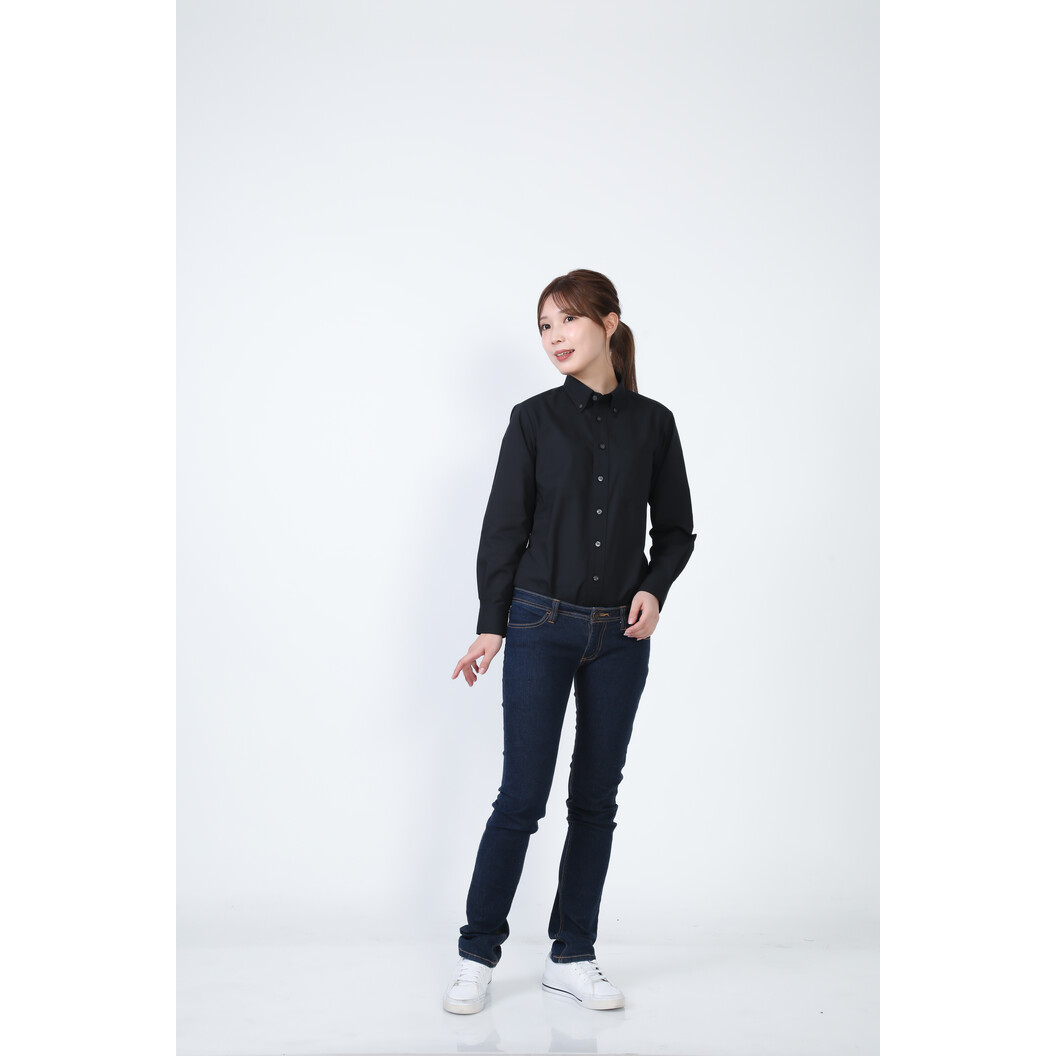 長袖 ボタンダウンシャツ b7(ビーラインセブン) GH7019