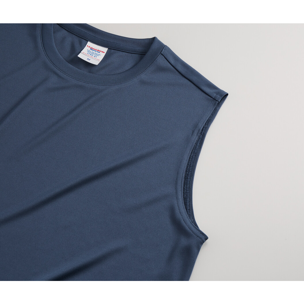 4.4オンス ドライスムース リサイクルポリエステル スリーブレスシャツ 5703-01