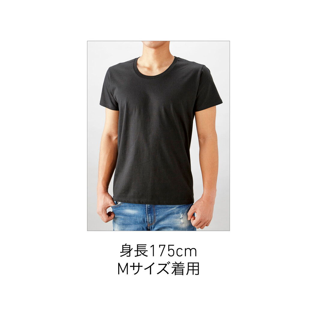 4.3オンス スリムフィット UネックTシャツ SFU-114