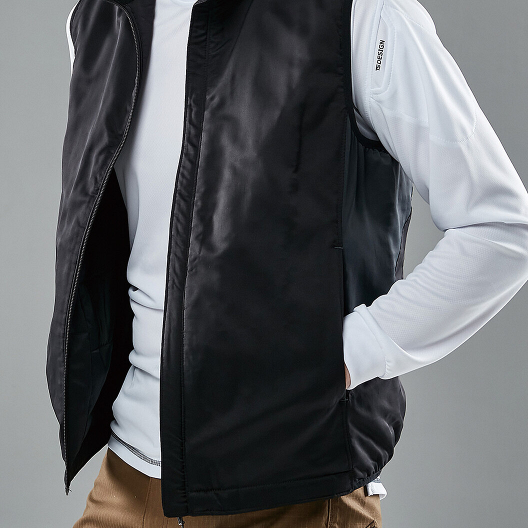 秋冬用 ES防風ストレッチライトウォームベスト 6638