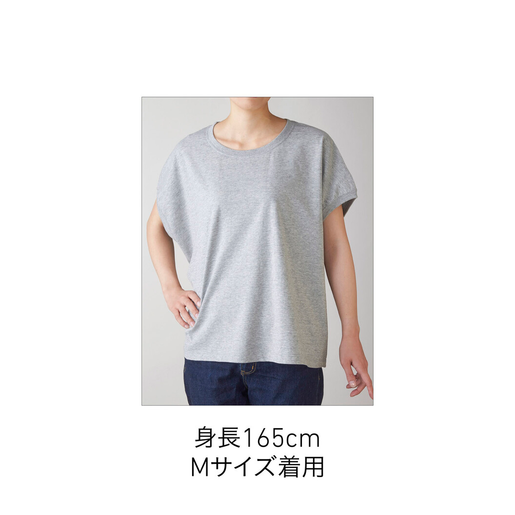 4.3オンス スリーブレス ワイド Tシャツ WNS-807