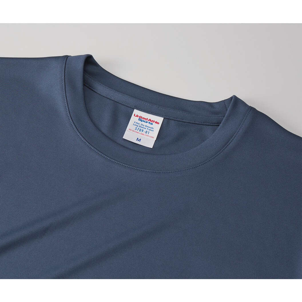 4.4オンス ドライスムース リサイクルポリエステル ロングスリーブ Tシャツ 5709-01 