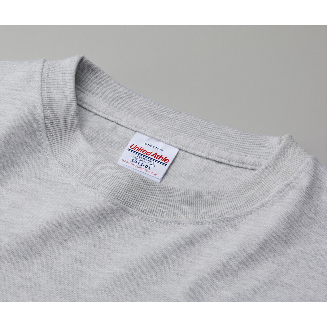 6.2オンス プレミアム ロングスリーブ Tシャツ(2.1インチリブ) 5913-01