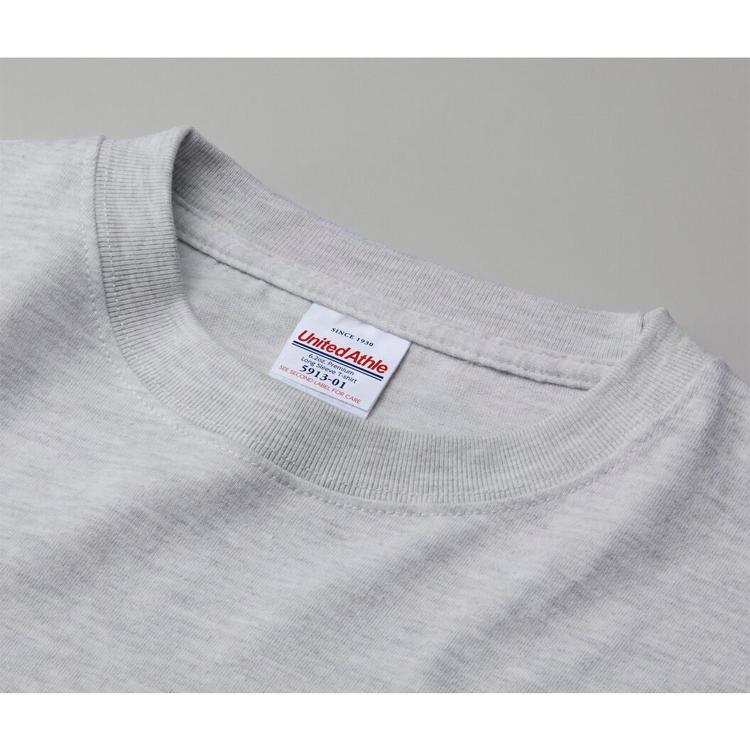 6.2オンス プレミアム ロングスリーブ Tシャツ(2.1インチリブ) 5913-01