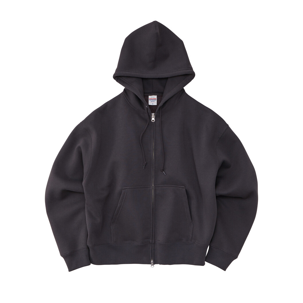 10.0オンス T/C ボックスシルエット スウェット フルジップ パーカ(裏起毛) 5621-01