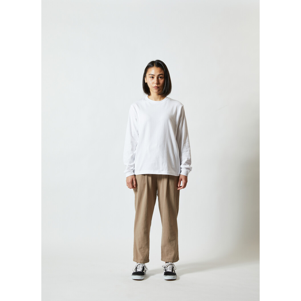 5.6オンス ロングスリーブTシャツ(1.6インチリブ) 5011-01