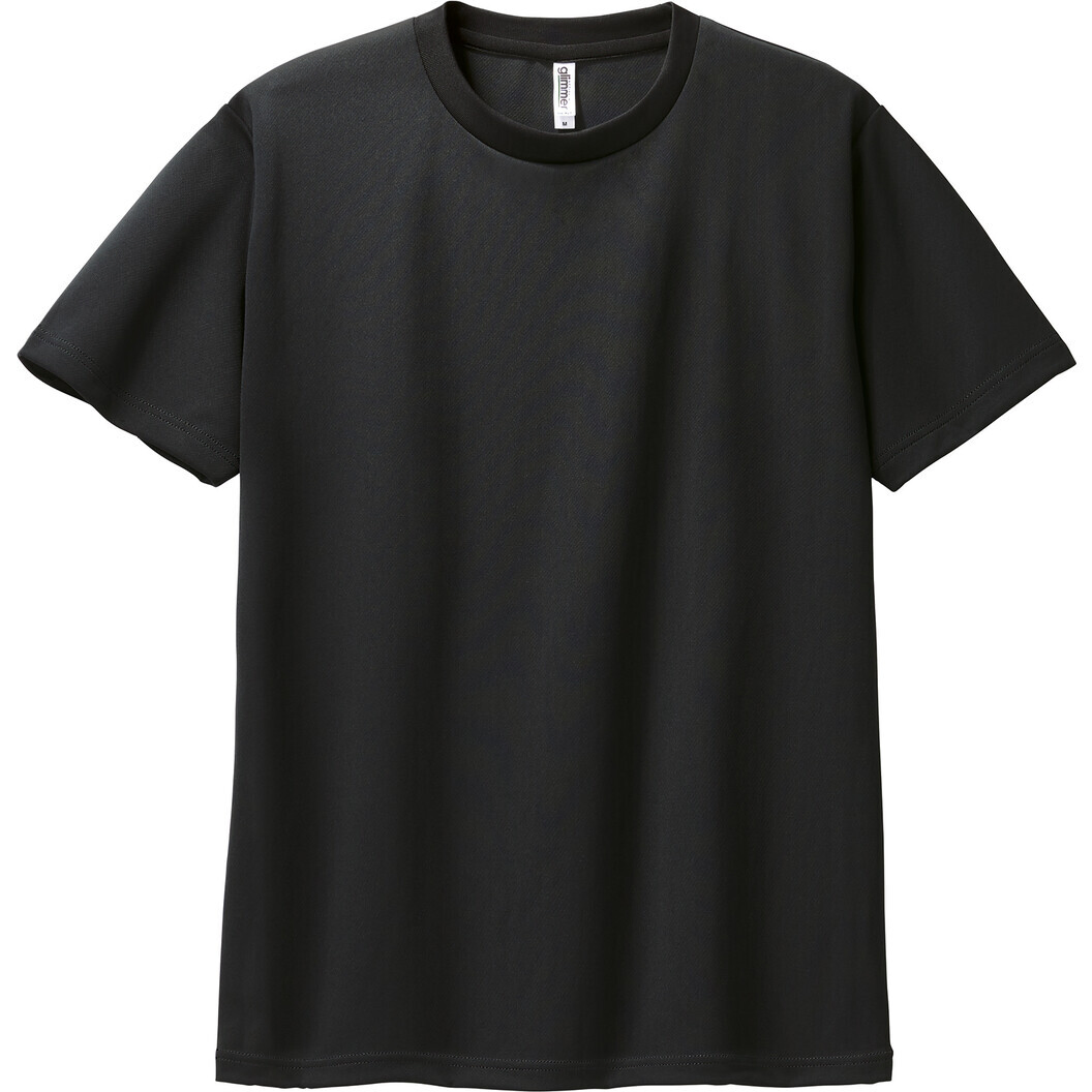 【特注】4.4オンス ドライTシャツ glimmer 00300-ACT（シルクプリント・左胸/左袖/背面）