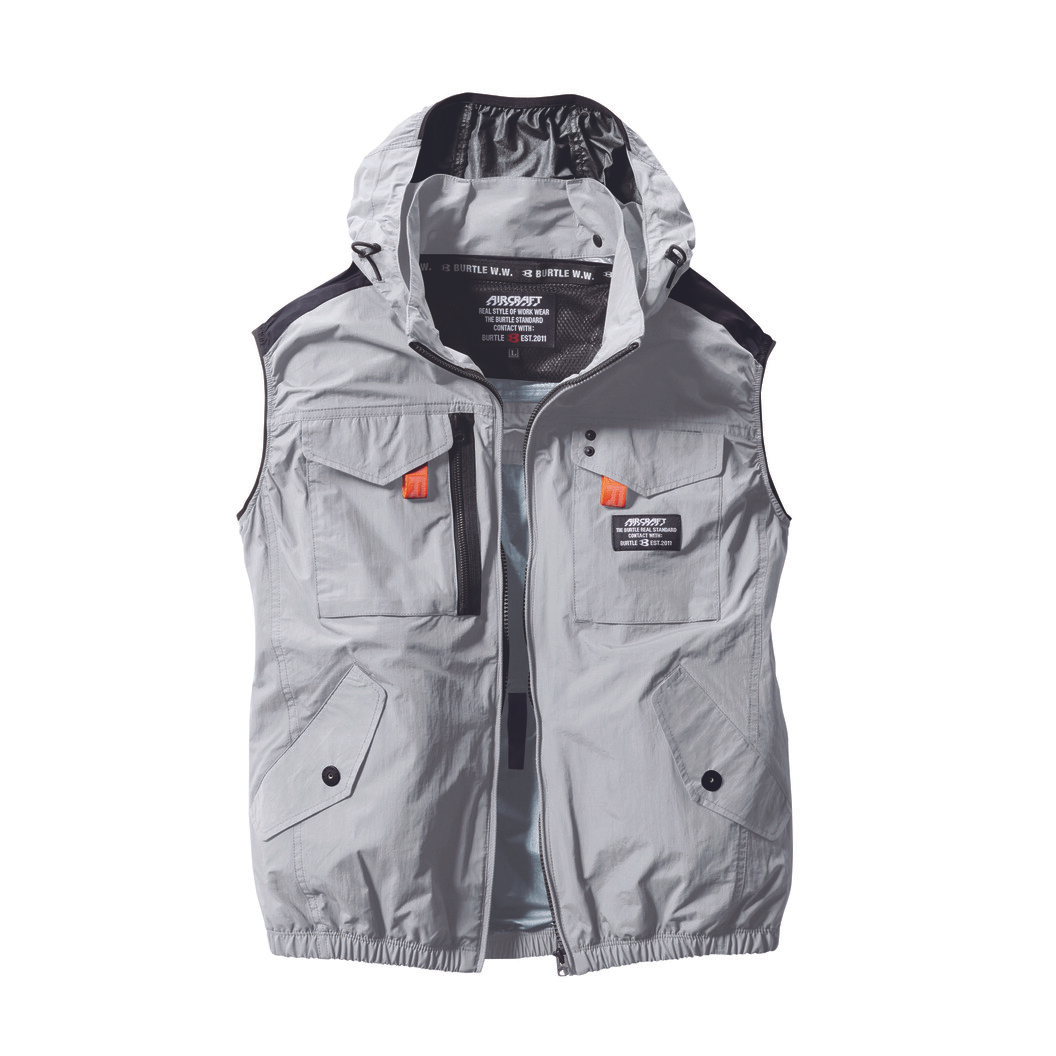 BURTLEwork wear空調服メンズL エアークラフトタクティカルベスト