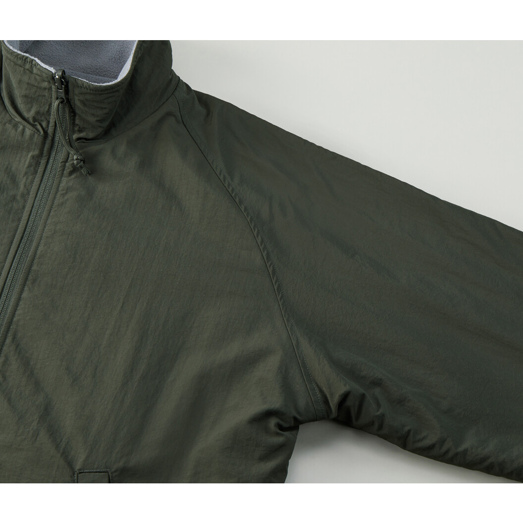 シェル フリース リバーシブル スタンド ジャケット 7493-01