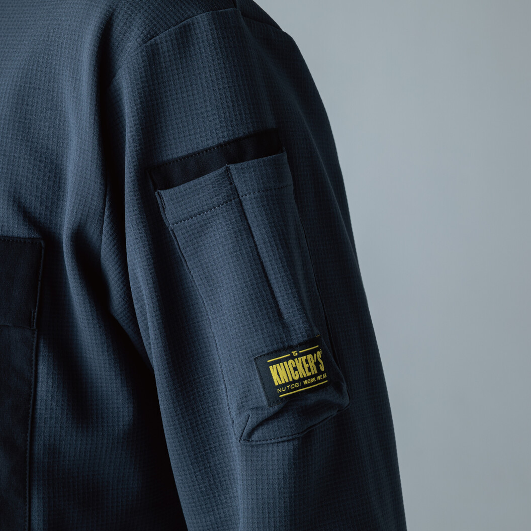 秋冬用 ニッカーズドライワッフルロングスリーブTシャツ 55353