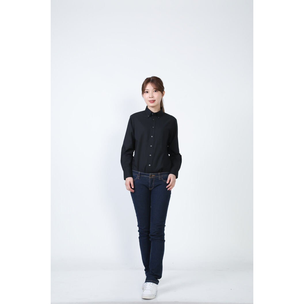 長袖 ボタンダウンシャツ b7(ビーラインセブン) GH7019