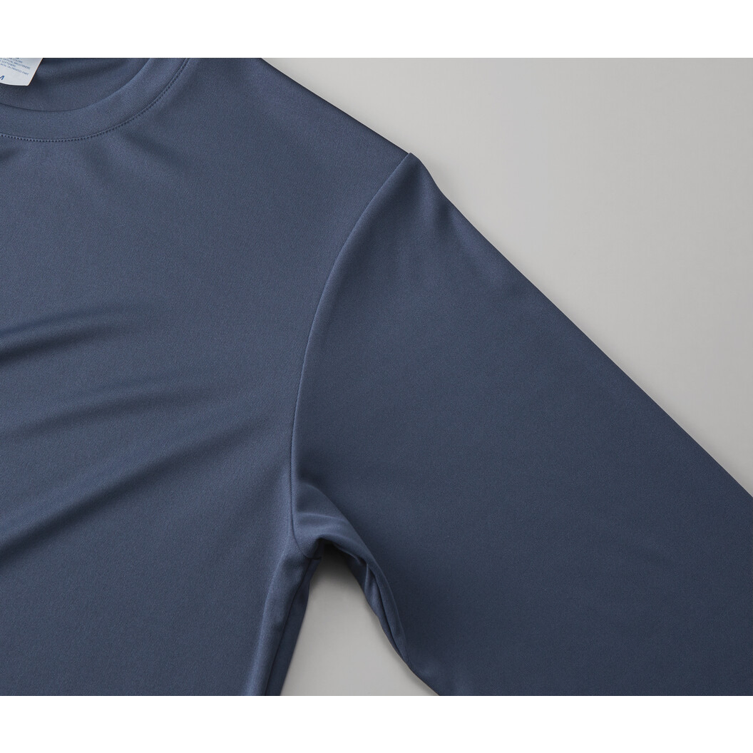 4.4オンス ドライスムース リサイクルポリエステル ロングスリーブ Tシャツ 5709-01 