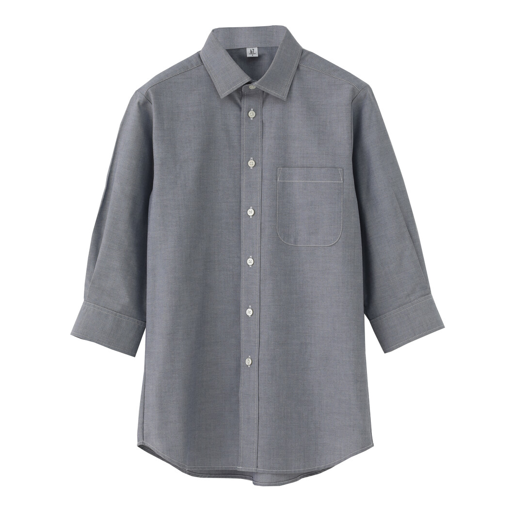 5.ネイビーシャンブレー