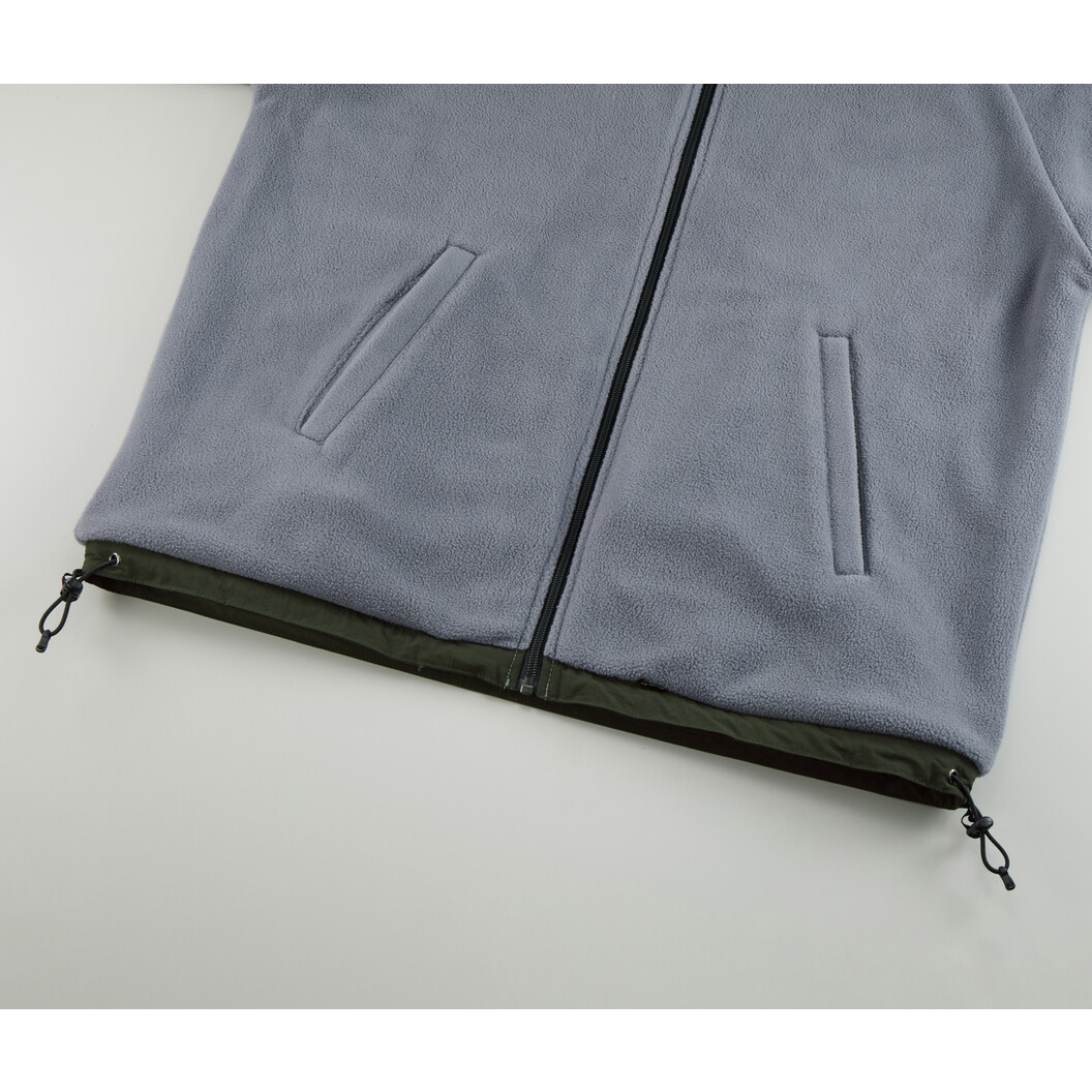 シェル フリース リバーシブル スタンド ジャケット 7493-01