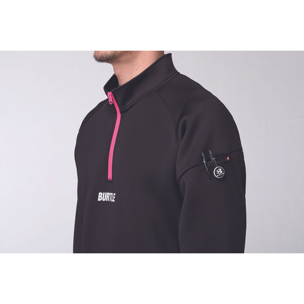 秋冬用 エアーテックハーフジップ(ユニセックス) バートル 4111