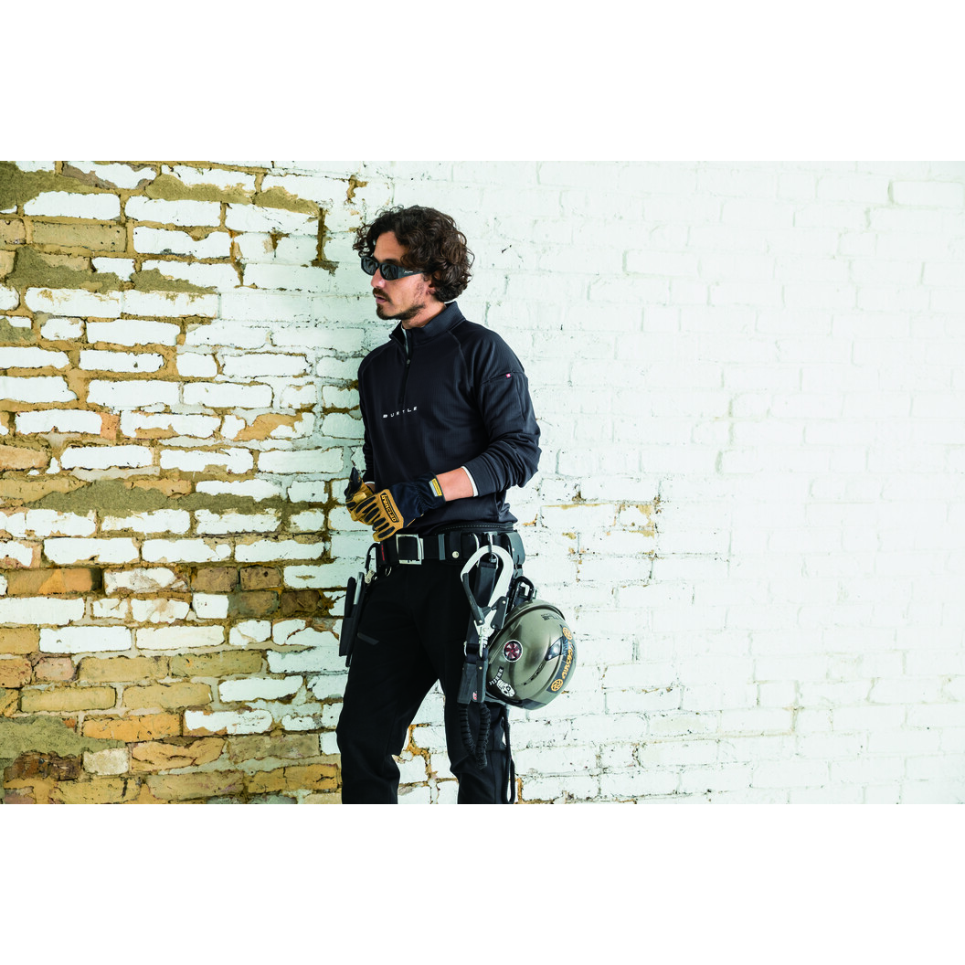 秋冬用 ハーフジップシャツ(ユニセックス) バートル 4113