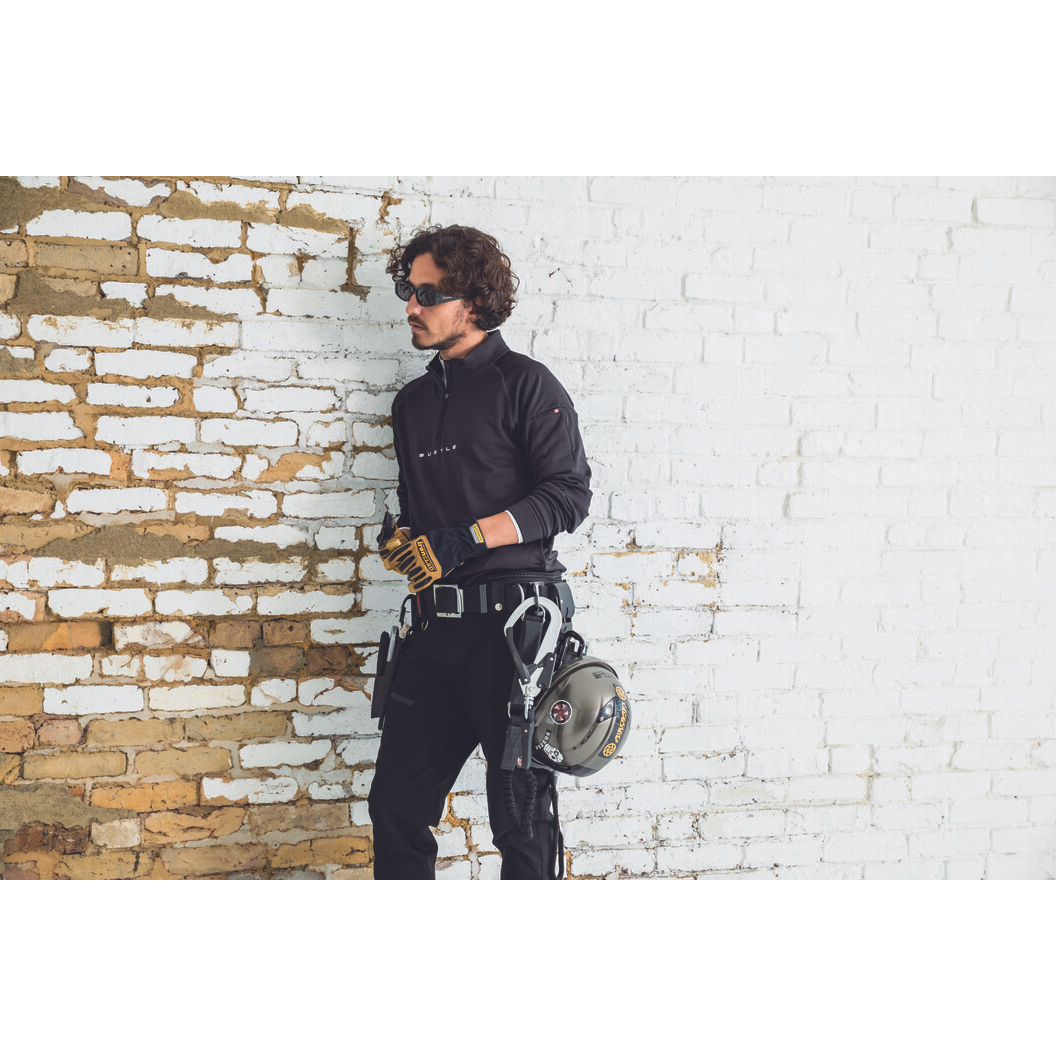 秋冬用 ハーフジップシャツ(ユニセックス) バートル 4113