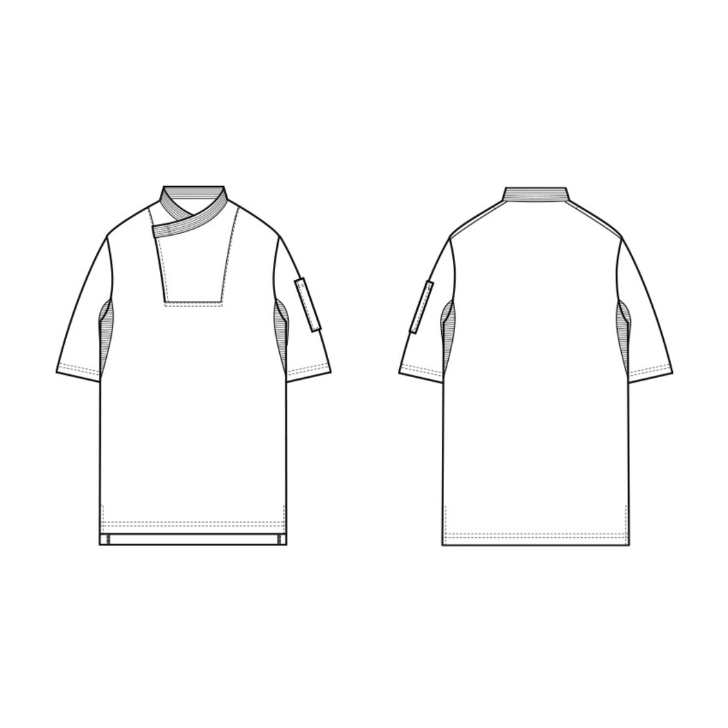 半袖ニットコート 男女兼用 CA2146