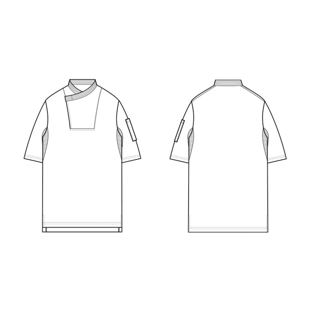 半袖ニットコート 男女兼用 CA2146