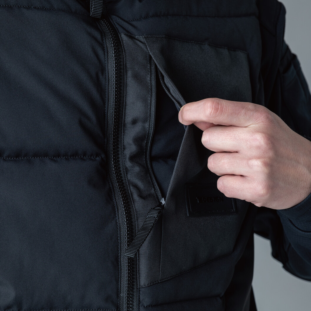 秋冬用 Eニッカーズファイバーダウンベスト 55328