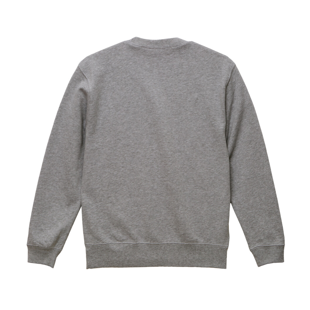 【特注】10.0オンス クルーネック スウェット 裏パイル United Athle 5044-01（オリジナル刺繍2色＋タグ）