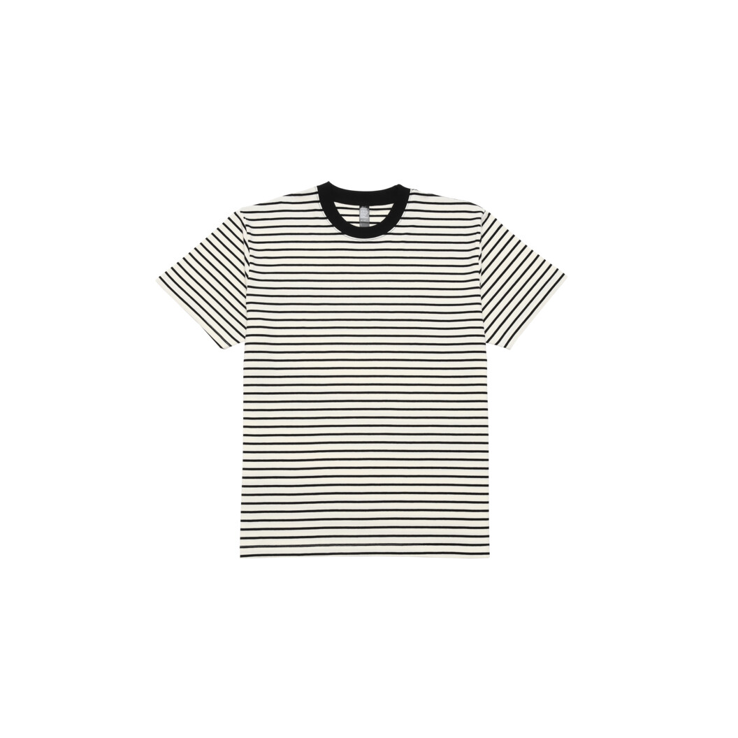 5.3オンス プレミアムコンフォートボーダーTシャツ D-FACTORY DF1112