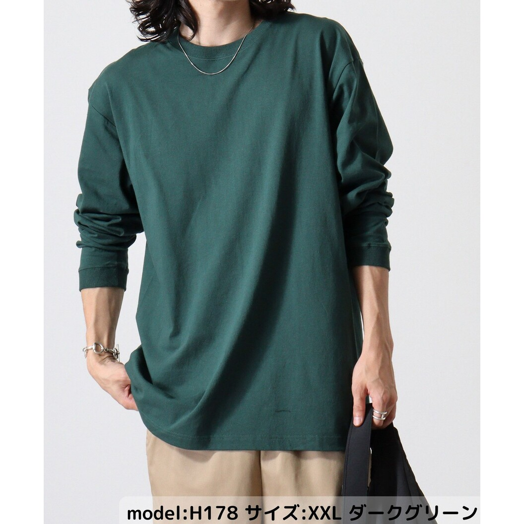 6.2オンス オープンエンド マックスウェイトロングスリーブTシャツ(リブ有り) RL1216